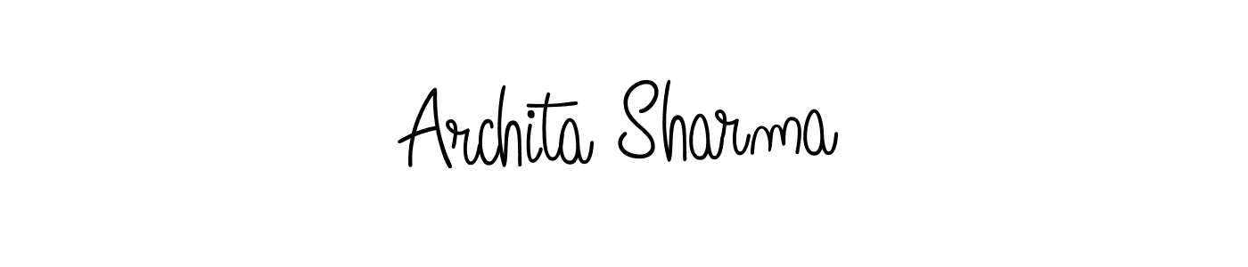 Once you've used our free online signature maker to create your best signature Angelique-Rose-font-FFP style, it's time to enjoy all of the benefits that Archita Sharma name signing documents. Archita Sharma signature style 5 images and pictures png