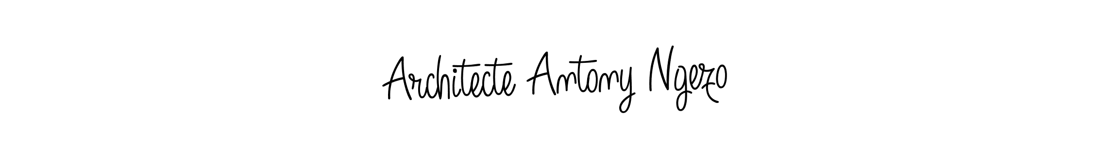 Also You can easily find your signature by using the search form. We will create Architecte Antony Ngezo name handwritten signature images for you free of cost using Angelique-Rose-font-FFP sign style. Architecte Antony Ngezo signature style 5 images and pictures png