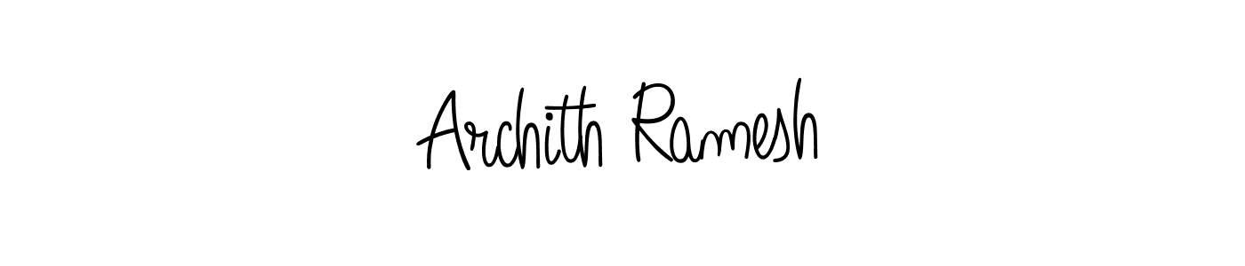 Also You can easily find your signature by using the search form. We will create Archith Ramesh name handwritten signature images for you free of cost using Angelique-Rose-font-FFP sign style. Archith Ramesh signature style 5 images and pictures png