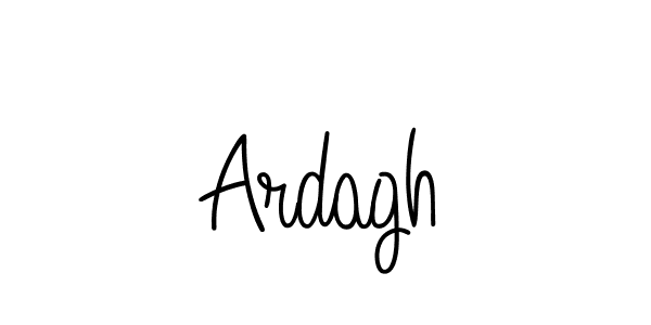 Use a signature maker to create a handwritten signature online. With this signature software, you can design (Angelique-Rose-font-FFP) your own signature for name Ardagh. Ardagh signature style 5 images and pictures png