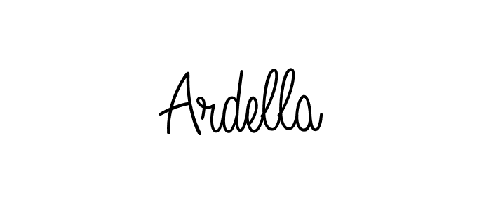 Create a beautiful signature design for name Ardella. With this signature (Angelique-Rose-font-FFP) fonts, you can make a handwritten signature for free. Ardella signature style 5 images and pictures png