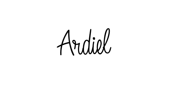 How to make Ardiel name signature. Use Angelique-Rose-font-FFP style for creating short signs online. This is the latest handwritten sign. Ardiel signature style 5 images and pictures png