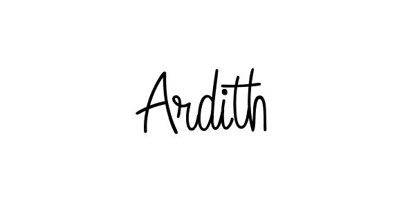 Create a beautiful signature design for name Ardith. With this signature (Angelique-Rose-font-FFP) fonts, you can make a handwritten signature for free. Ardith signature style 5 images and pictures png