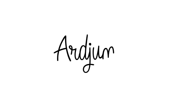 It looks lik you need a new signature style for name Ardjun. Design unique handwritten (Angelique-Rose-font-FFP) signature with our free signature maker in just a few clicks. Ardjun signature style 5 images and pictures png