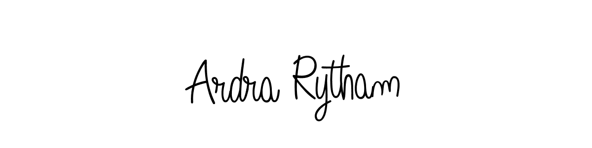 Ardra Rytham stylish signature style. Best Handwritten Sign (Angelique-Rose-font-FFP) for my name. Handwritten Signature Collection Ideas for my name Ardra Rytham. Ardra Rytham signature style 5 images and pictures png