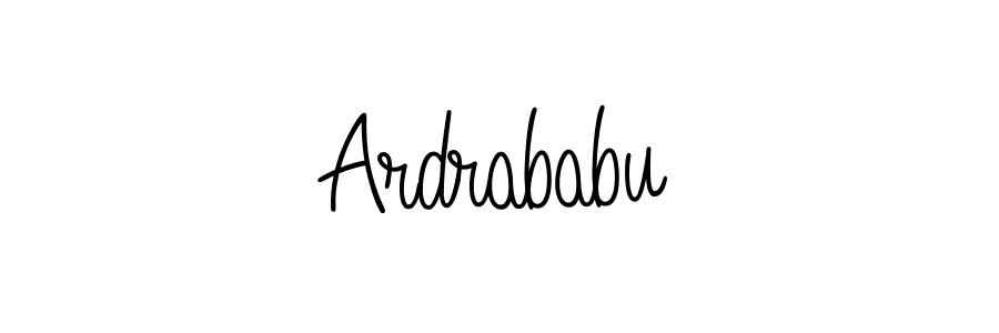 How to make Ardrababu signature? Angelique-Rose-font-FFP is a professional autograph style. Create handwritten signature for Ardrababu name. Ardrababu signature style 5 images and pictures png