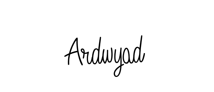 Make a beautiful signature design for name Ardwyad. Use this online signature maker to create a handwritten signature for free. Ardwyad signature style 5 images and pictures png