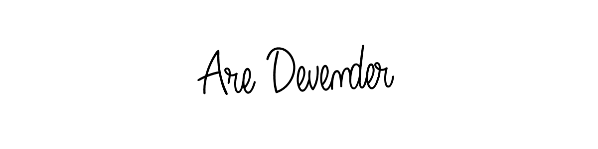 Make a beautiful signature design for name Are Devender. With this signature (Angelique-Rose-font-FFP) style, you can create a handwritten signature for free. Are Devender signature style 5 images and pictures png