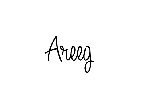 Create a beautiful signature design for name Areeg. With this signature (Angelique-Rose-font-FFP) fonts, you can make a handwritten signature for free. Areeg signature style 5 images and pictures png