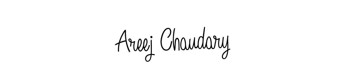 Create a beautiful signature design for name Areej Chaudary. With this signature (Angelique-Rose-font-FFP) fonts, you can make a handwritten signature for free. Areej Chaudary signature style 5 images and pictures png