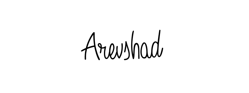 Arevshad stylish signature style. Best Handwritten Sign (Angelique-Rose-font-FFP) for my name. Handwritten Signature Collection Ideas for my name Arevshad. Arevshad signature style 5 images and pictures png