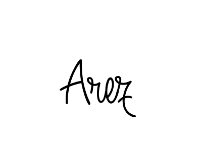 Create a beautiful signature design for name Arez. With this signature (Angelique-Rose-font-FFP) fonts, you can make a handwritten signature for free. Arez signature style 5 images and pictures png