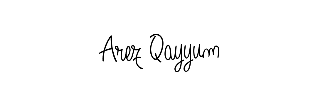 Make a short Arez Qayyum signature style. Manage your documents anywhere anytime using Angelique-Rose-font-FFP. Create and add eSignatures, submit forms, share and send files easily. Arez Qayyum signature style 5 images and pictures png