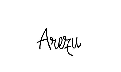 Also we have Arezu name is the best signature style. Create professional handwritten signature collection using Angelique-Rose-font-FFP autograph style. Arezu signature style 5 images and pictures png