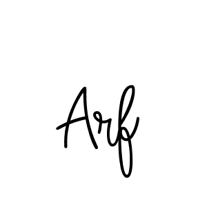 How to make Arf signature? Angelique-Rose-font-FFP is a professional autograph style. Create handwritten signature for Arf name. Arf signature style 5 images and pictures png