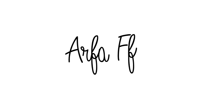 Once you've used our free online signature maker to create your best signature Angelique-Rose-font-FFP style, it's time to enjoy all of the benefits that Arfa Ff name signing documents. Arfa Ff signature style 5 images and pictures png