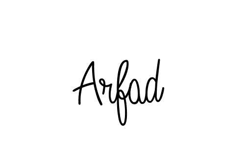 How to make Arfad signature? Angelique-Rose-font-FFP is a professional autograph style. Create handwritten signature for Arfad name. Arfad signature style 5 images and pictures png