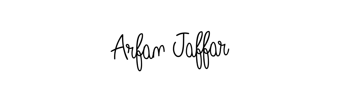 Make a beautiful signature design for name Arfan Jaffar. With this signature (Angelique-Rose-font-FFP) style, you can create a handwritten signature for free. Arfan Jaffar signature style 5 images and pictures png