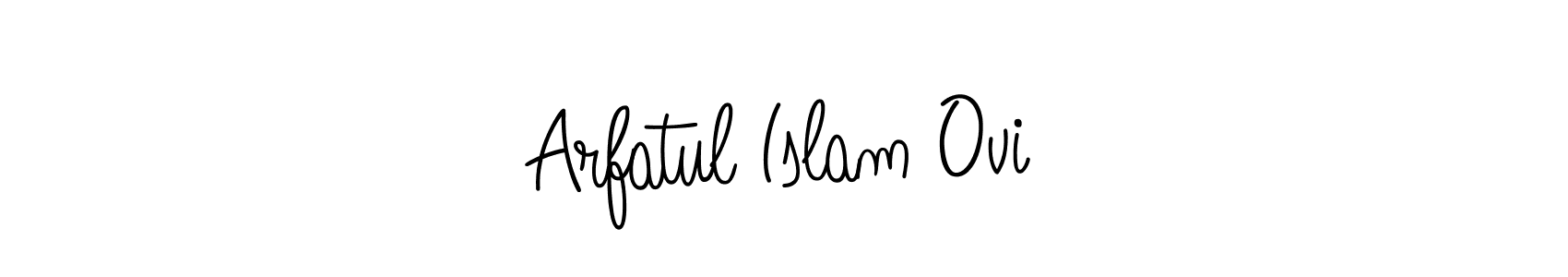 Make a short Arfatul Islam Ovi signature style. Manage your documents anywhere anytime using Angelique-Rose-font-FFP. Create and add eSignatures, submit forms, share and send files easily. Arfatul Islam Ovi signature style 5 images and pictures png