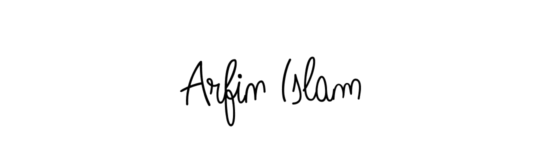 Create a beautiful signature design for name Arfin Islam. With this signature (Angelique-Rose-font-FFP) fonts, you can make a handwritten signature for free. Arfin Islam signature style 5 images and pictures png