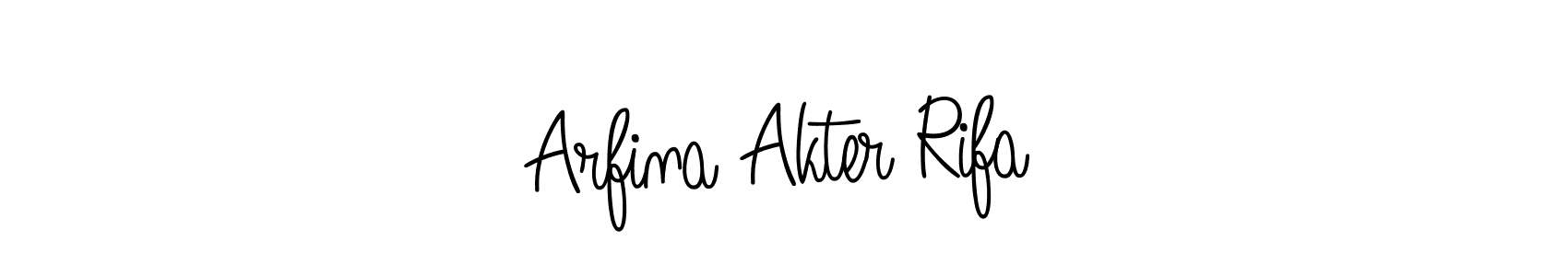 This is the best signature style for the Arfina Akter Rifa name. Also you like these signature font (Angelique-Rose-font-FFP). Mix name signature. Arfina Akter Rifa signature style 5 images and pictures png