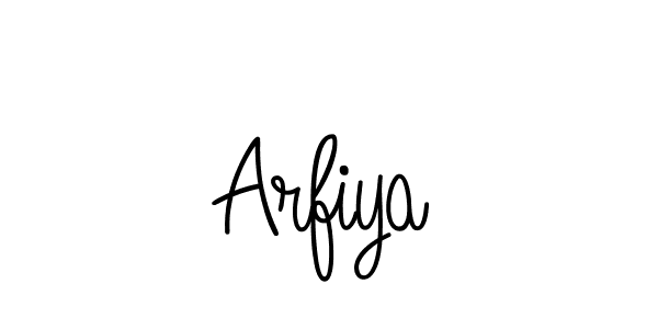 How to make Arfiya signature? Angelique-Rose-font-FFP is a professional autograph style. Create handwritten signature for Arfiya name. Arfiya signature style 5 images and pictures png