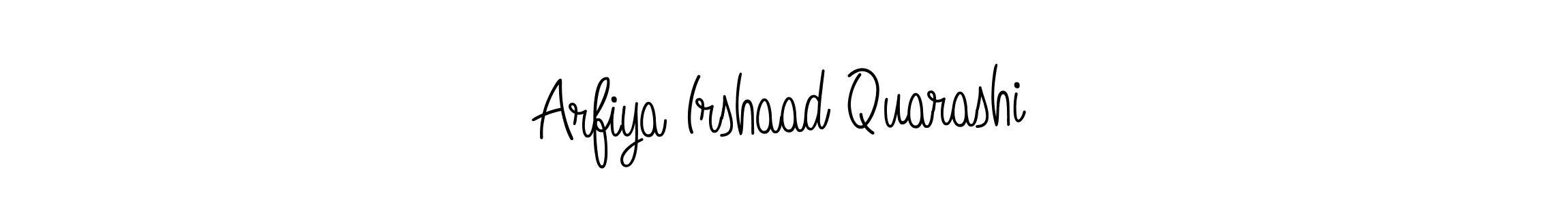 if you are searching for the best signature style for your name Arfiya Irshaad Quarashi. so please give up your signature search. here we have designed multiple signature styles  using Angelique-Rose-font-FFP. Arfiya Irshaad Quarashi signature style 5 images and pictures png