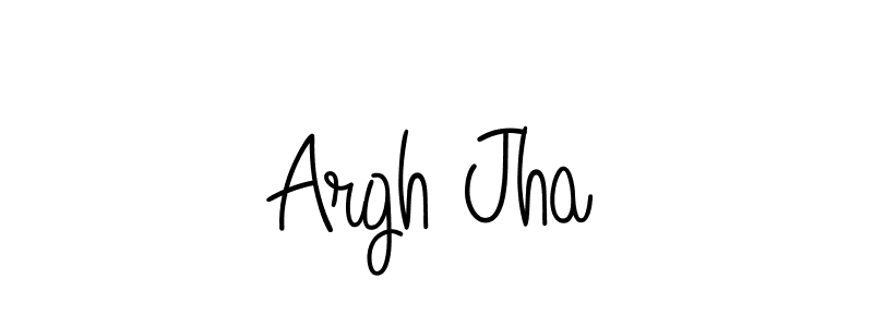 Here are the top 10 professional signature styles for the name Argh Jha. These are the best autograph styles you can use for your name. Argh Jha signature style 5 images and pictures png