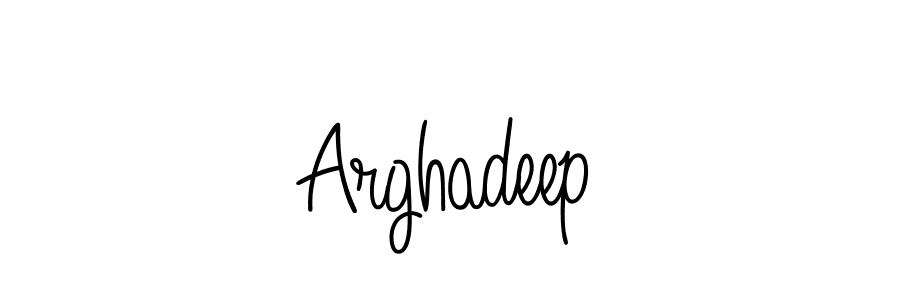 You should practise on your own different ways (Angelique-Rose-font-FFP) to write your name (Arghadeep) in signature. don't let someone else do it for you. Arghadeep signature style 5 images and pictures png