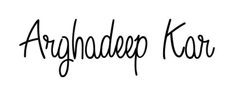 A dynamic signature style for Arghadeep Kar using Angelique-Rose-font-FFP script. Designed to look authentic, handwritten, and professional. Arghadeep Kar signature style 5 images and pictures png
