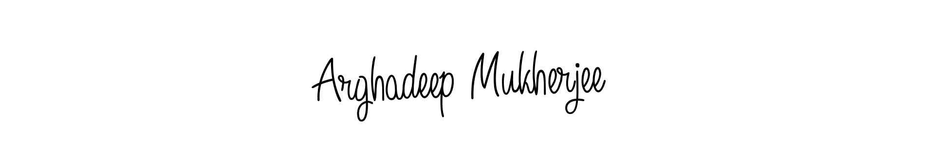 Design your own signature with our free online signature maker. With this signature software, you can create a handwritten (Angelique-Rose-font-FFP) signature for name Arghadeep Mukherjee. Arghadeep Mukherjee signature style 5 images and pictures png