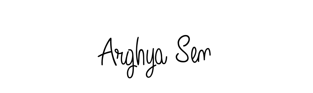 How to make Arghya Sen signature? Angelique-Rose-font-FFP is a professional autograph style. Create handwritten signature for Arghya Sen name. Arghya Sen signature style 5 images and pictures png