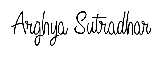 The Angelique-Rose-font-FFP typeface gives name Arghya Sutradhar a refined look. Suitable for certificates, diplomas, and official verification. Arghya Sutradhar signature style 5 images and pictures png