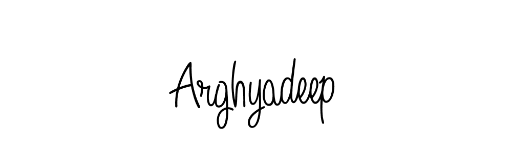 Arghyadeep stylish signature style. Best Handwritten Sign (Angelique-Rose-font-FFP) for my name. Handwritten Signature Collection Ideas for my name Arghyadeep. Arghyadeep signature style 5 images and pictures png