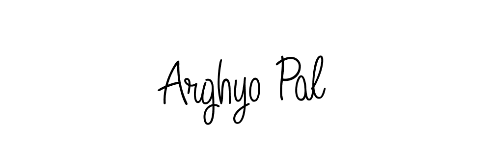 How to make Arghyo Pal name signature. Use Angelique-Rose-font-FFP style for creating short signs online. This is the latest handwritten sign. Arghyo Pal signature style 5 images and pictures png