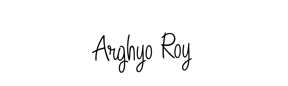 How to Draw Arghyo Roy signature style? Angelique-Rose-font-FFP is a latest design signature styles for name Arghyo Roy. Arghyo Roy signature style 5 images and pictures png
