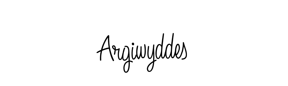 Design your own signature with our free online signature maker. With this signature software, you can create a handwritten (Angelique-Rose-font-FFP) signature for name Argiwyddes. Argiwyddes signature style 5 images and pictures png