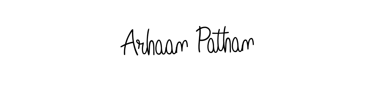 Create a beautiful signature design for name Arhaan Pathan. With this signature (Angelique-Rose-font-FFP) fonts, you can make a handwritten signature for free. Arhaan Pathan signature style 5 images and pictures png