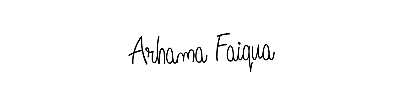 Angelique-Rose-font-FFP is a professional signature style that is perfect for those who want to add a touch of class to their signature. It is also a great choice for those who want to make their signature more unique. Get Arhama Faiqua name to fancy signature for free. Arhama Faiqua signature style 5 images and pictures png