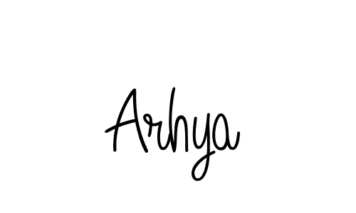How to Draw Arhya signature style? Angelique-Rose-font-FFP is a latest design signature styles for name Arhya. Arhya signature style 5 images and pictures png