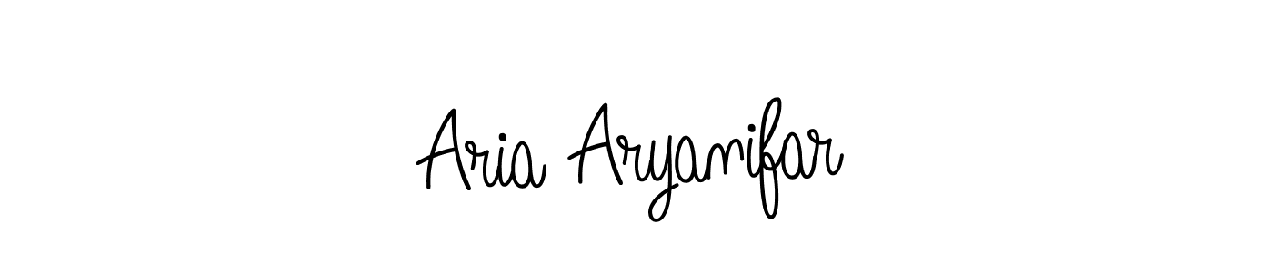 if you are searching for the best signature style for your name Aria Aryanifar. so please give up your signature search. here we have designed multiple signature styles  using Angelique-Rose-font-FFP. Aria Aryanifar signature style 5 images and pictures png