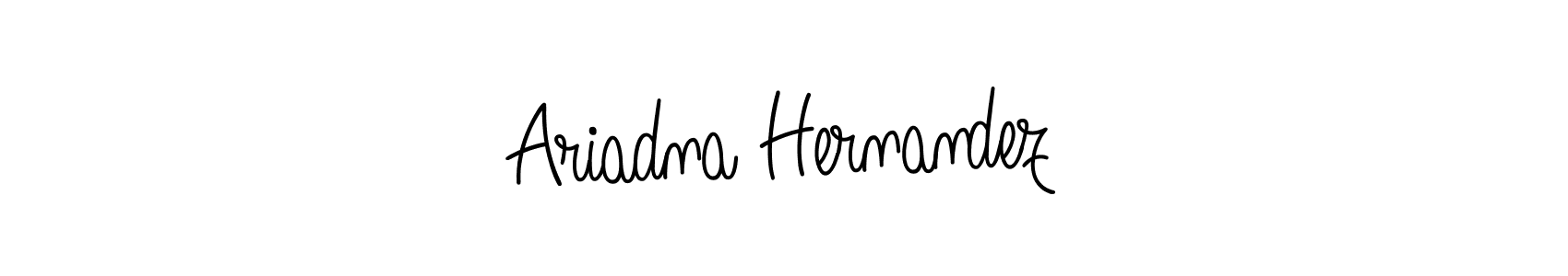 How to make Ariadna Hernandez name signature. Use Angelique-Rose-font-FFP style for creating short signs online. This is the latest handwritten sign. Ariadna Hernandez signature style 5 images and pictures png