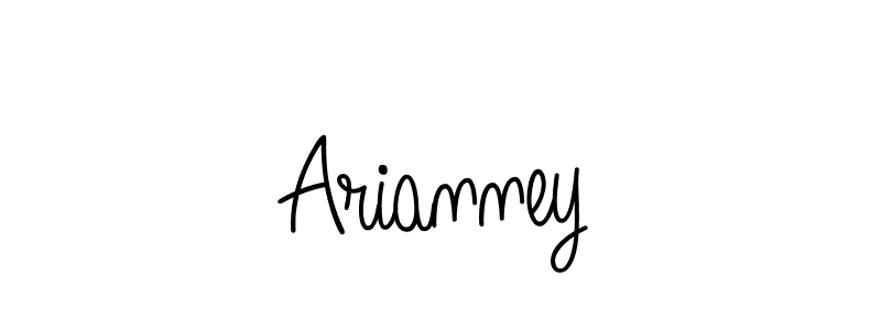 Create a beautiful signature design for name Arianney. With this signature (Angelique-Rose-font-FFP) fonts, you can make a handwritten signature for free. Arianney signature style 5 images and pictures png