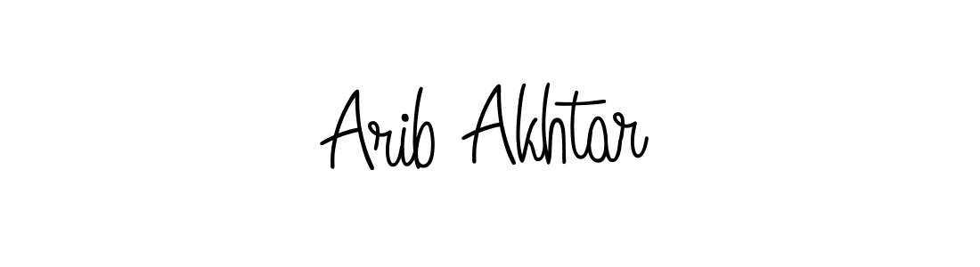 You should practise on your own different ways (Angelique-Rose-font-FFP) to write your name (Arib Akhtar) in signature. don't let someone else do it for you. Arib Akhtar signature style 5 images and pictures png