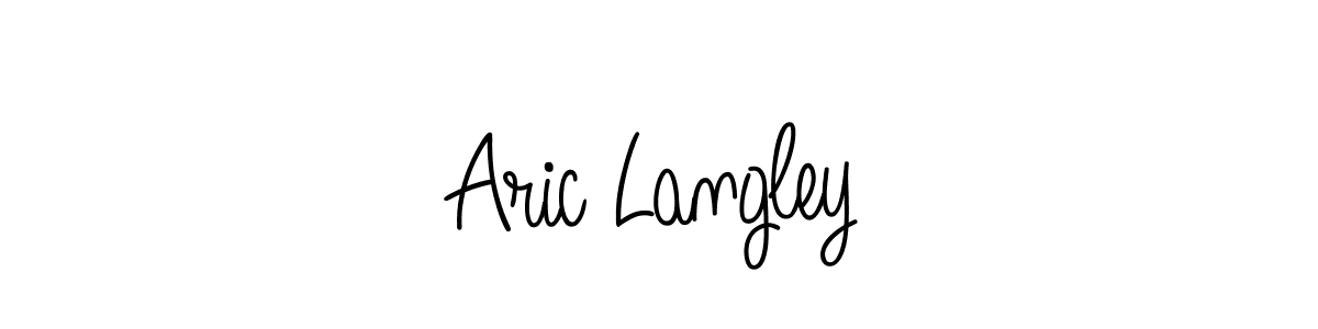 How to make Aric Langley name signature. Use Angelique-Rose-font-FFP style for creating short signs online. This is the latest handwritten sign. Aric Langley signature style 5 images and pictures png