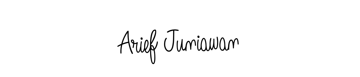 How to make Arief Juniawan signature? Angelique-Rose-font-FFP is a professional autograph style. Create handwritten signature for Arief Juniawan name. Arief Juniawan signature style 5 images and pictures png