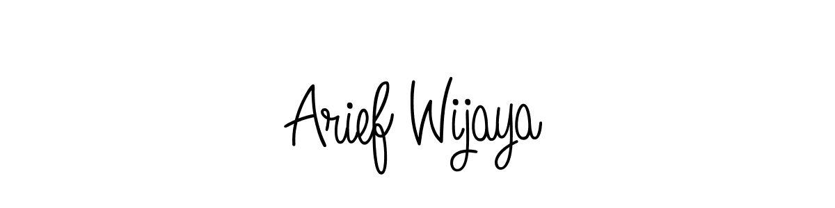 if you are searching for the best signature style for your name Arief Wijaya. so please give up your signature search. here we have designed multiple signature styles  using Angelique-Rose-font-FFP. Arief Wijaya signature style 5 images and pictures png
