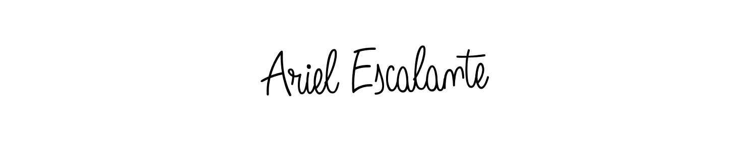 Once you've used our free online signature maker to create your best signature Angelique-Rose-font-FFP style, it's time to enjoy all of the benefits that Ariel Escalante name signing documents. Ariel Escalante signature style 5 images and pictures png