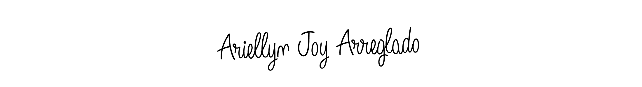 It looks lik you need a new signature style for name Ariellyn Joy Arreglado. Design unique handwritten (Angelique-Rose-font-FFP) signature with our free signature maker in just a few clicks. Ariellyn Joy Arreglado signature style 5 images and pictures png
