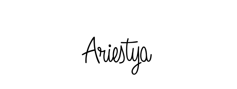 if you are searching for the best signature style for your name Ariestya. so please give up your signature search. here we have designed multiple signature styles  using Angelique-Rose-font-FFP. Ariestya signature style 5 images and pictures png